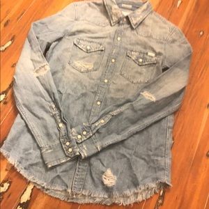 Jean Long Sleeve Shirt